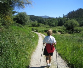 Walking Camino Portuguese in Galicia